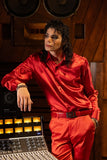 Lust For Life Satin Long Sleeve Shirt