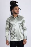 Lust For Life Satin Long Sleeve Shirt