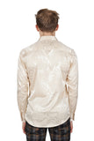 Greek Key Jacquard Long Sleeve Shirt