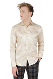 Greek Key Jacquard Long Sleeve Shirt
