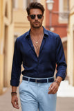 Greek Key Jacquard Long Sleeve Shirt