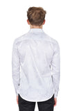 Greek Key Jacquard Long Sleeve Shirt