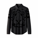 Tigers Wrath Rhinestn Btn LS Shirt BLACK/BLACK
