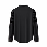Tigers Wrath Rhinestn Btn LS Shirt BLACK/BLACK