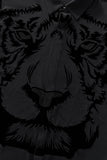 Tigers Wrath Rhinestn Btn LS Shirt BLACK/BLACK