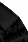 Tigers Wrath Rhinestn Btn LS Shirt BLACK/SILVER