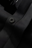 Tigers Wrath Rhinestn Btn LS Shirt BLACK/SILVER