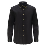 Imperial Essence Button-Up Shirt BLACK/GOLD