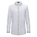 No Limits Button-Up Shirt - WHITE/GUN
