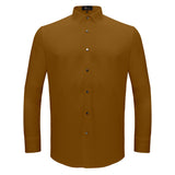 Silver Sophistication Button-Up Shirt KHAKI