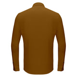Silver Sophistication Button-Up Shirt KHAKI