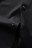 Rose Éclat Emboss Shirt BLACK
