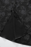 Eminence Floral Jacquard Stitchless LS Shirt BLACK