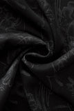 Eminence Floral Jacquard Stitchless LS Shirt BLACK