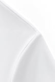 Regal Lace Crystal Dress Shirt WHITE