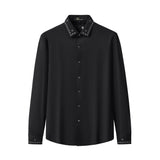 Crystal Geo Trim Shirt BLACK/BLACK