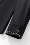 Crystal Geo Trim Shirt BLACK/BLACK