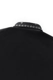 Crystal Geo Trim Shirt BLACK/BLACK