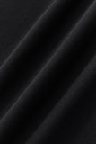 Crystal Geo Trim Shirt BLACK/BLACK