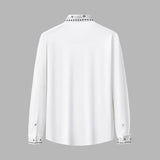 Crystal Geo Trim Shirt WHITE/SILVER