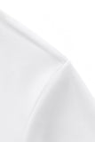 Crystal Geo Trim Shirt WHITE/SILVER
