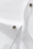 Crystal Geo Trim Shirt WHITE/SILVER