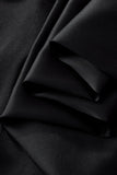 SIGNATURE SATIN STITCHLESS LS Shirt BLACK