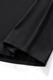 SIGNATURE SATIN STITCHLESS LS Shirt BLACK