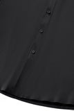 SIGNATURE SATIN STITCHLESS LS Shirt BLACK