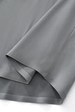 SIGNATURE SATIN STITCHLESS LS Shirt GREY