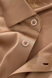 SIGNATURE SATIN STITCHLESS LS Shirt TAUPE