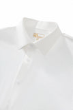 SIGNATURE SATIN STITCHLESS LS Shirt WHITE