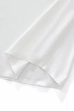 SIGNATURE SATIN STITCHLESS LS Shirt WHITE