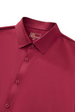 SIGNATURE SATIN STITCHLESS LS Shirt WINE