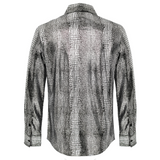 Bright Affluence Button-Up Shirt SILVER