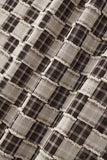 Textured Grid Shirt GREY