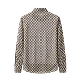 Textured Grid Shirt GREY