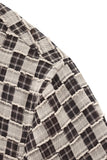 Textured Grid Shirt GREY