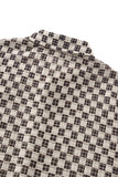 Textured Grid Shirt GREY