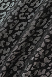 Tonal Leopard Shirt BLACK