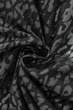 Tonal Leopard Shirt BLACK