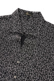 Tonal Leopard Shirt BLACK