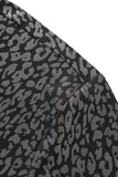 Tonal Leopard Shirt BLACK
