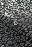 Tonal Leopard Shirt BLACK