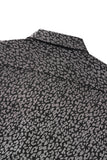 Tonal Leopard Shirt BLACK