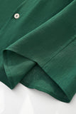 Capri Linen Shirt HUNTER GREEN