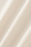 Axis Contrast Stitch Knit LS IVORY