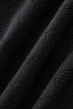 Textura Diamond Knit LS BLACK