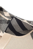Paramount Lattice Knit Polo LS IVORY