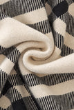 Paramount Lattice Knit Polo LS IVORY